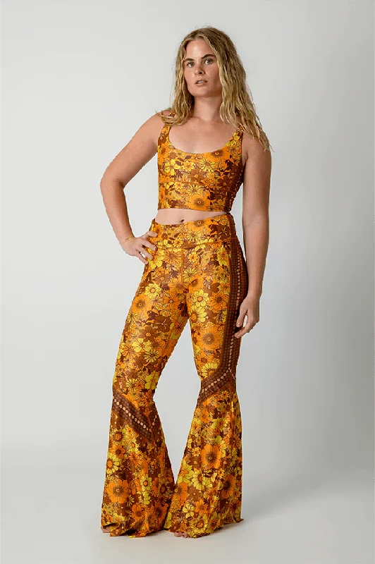 Break Fashion Norms Bell Bottoms 2.0 in Flower Power