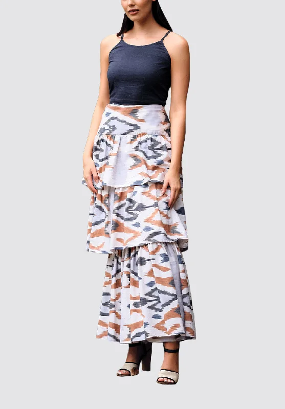 Luxury Fashion Devi Skirt | Thi Print