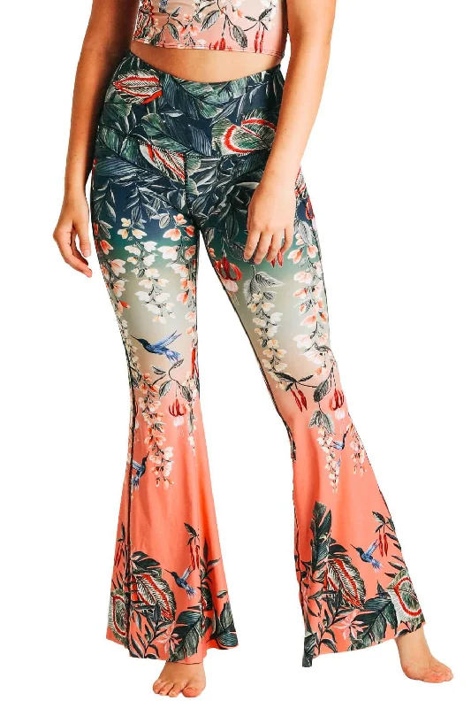 Women's Clothes for All-Day Comfort and Style Feeling Ferntastic Printed Bell Bottoms