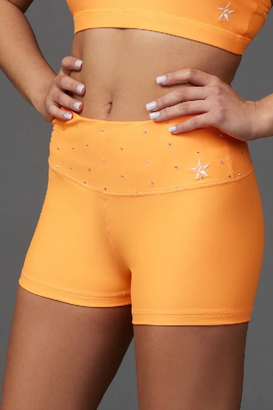 Latest Trends Legendary Compression Short in Tangerine Crystal