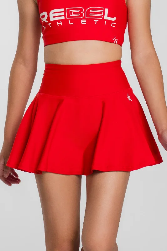 End Of Season Sale Clothing Legendary Flouncy Skirt in Red ContourFlex