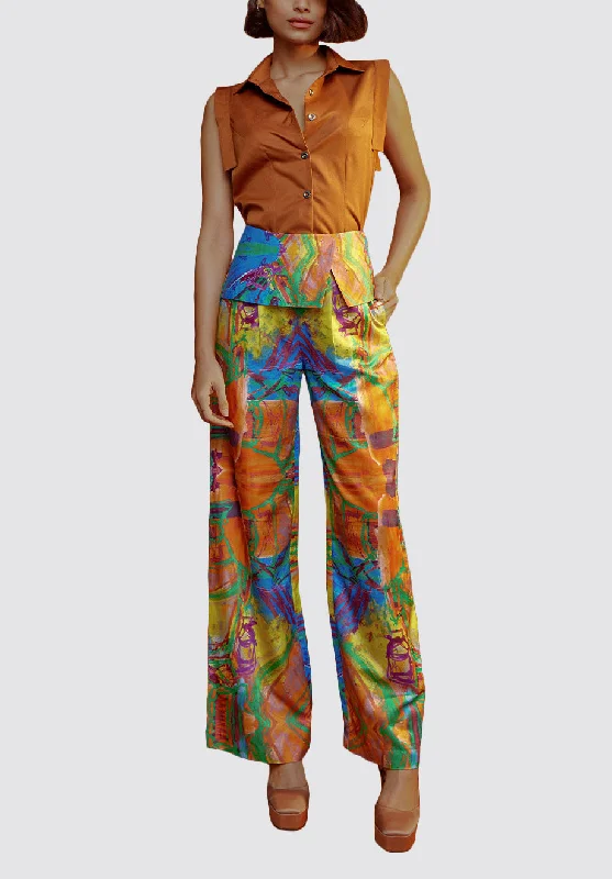 Season Offer Mural Lapel Trouser