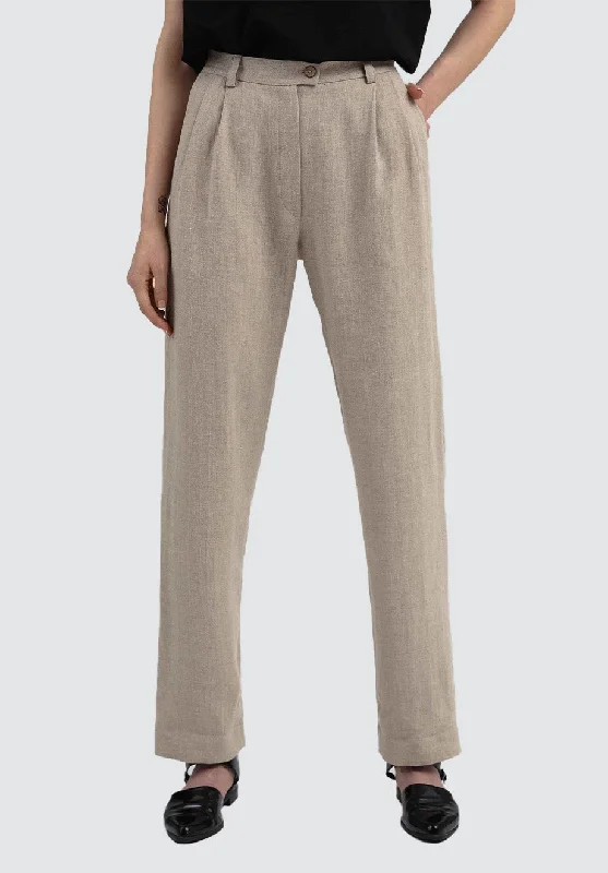 Must-Have Styles Pants Carina | Natural Grey