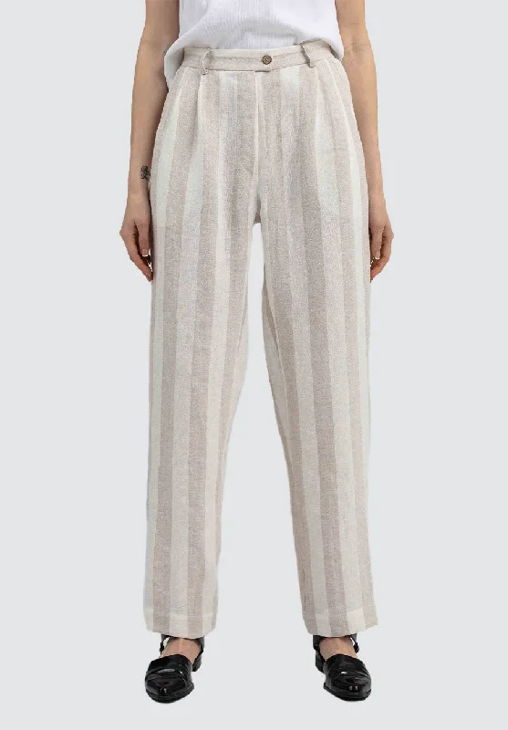 High End Fashion Pants Carina | Striped