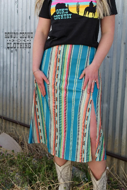 Trendy And Individual Women's Fashion Sonora Serape Skirt