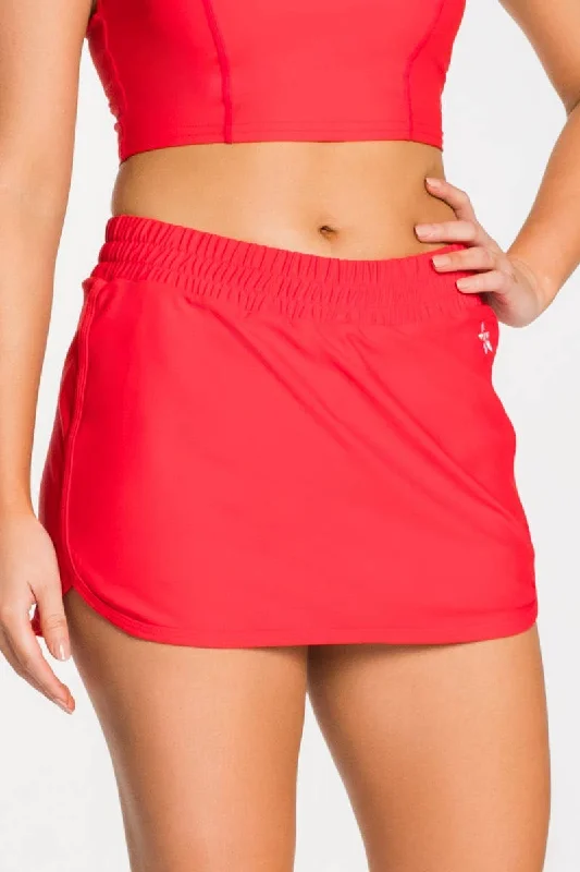 Women's Clothing Sale Sports Skirt in Red