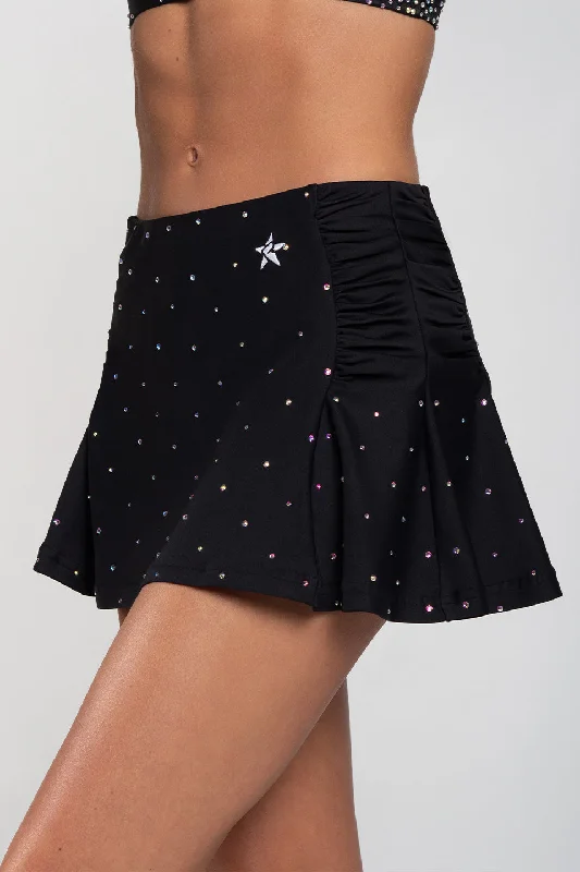 Bold Fashion Swift Skirt in Black