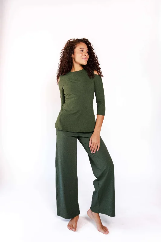 Trend Leading Collection Ultimate Trouser in Forest Green