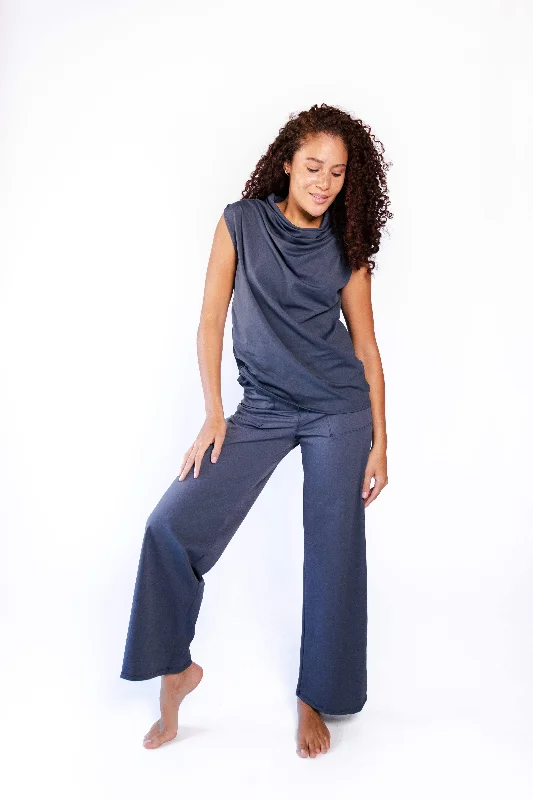 Versatile Wardrobe Essentials Ultimate Trouser in Navy Blue