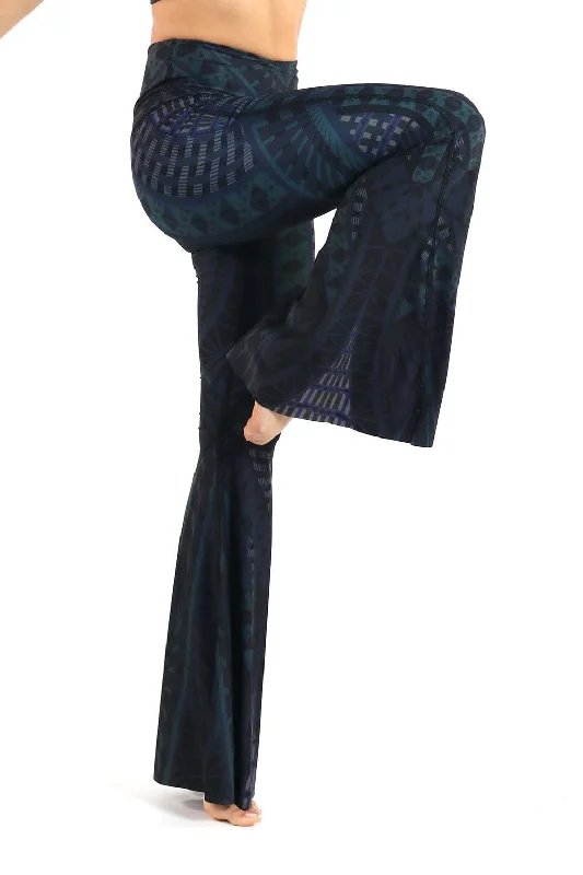 Women's High Street Fashion Warrior One Printed Bell Bottoms